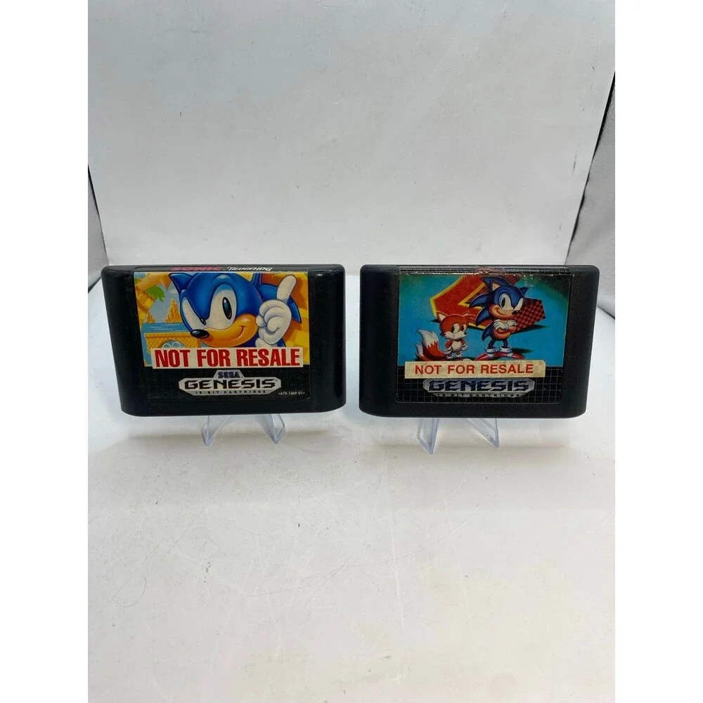 Sonic the Hedgehog 1 And 2, Sega Genesis Bundle Not for resale NFR